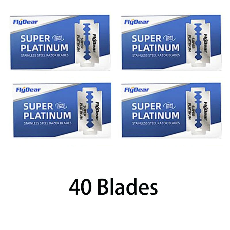 Professional stainless steel blades for safety razor.