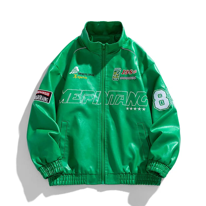 Neon Rider Moto Jacket