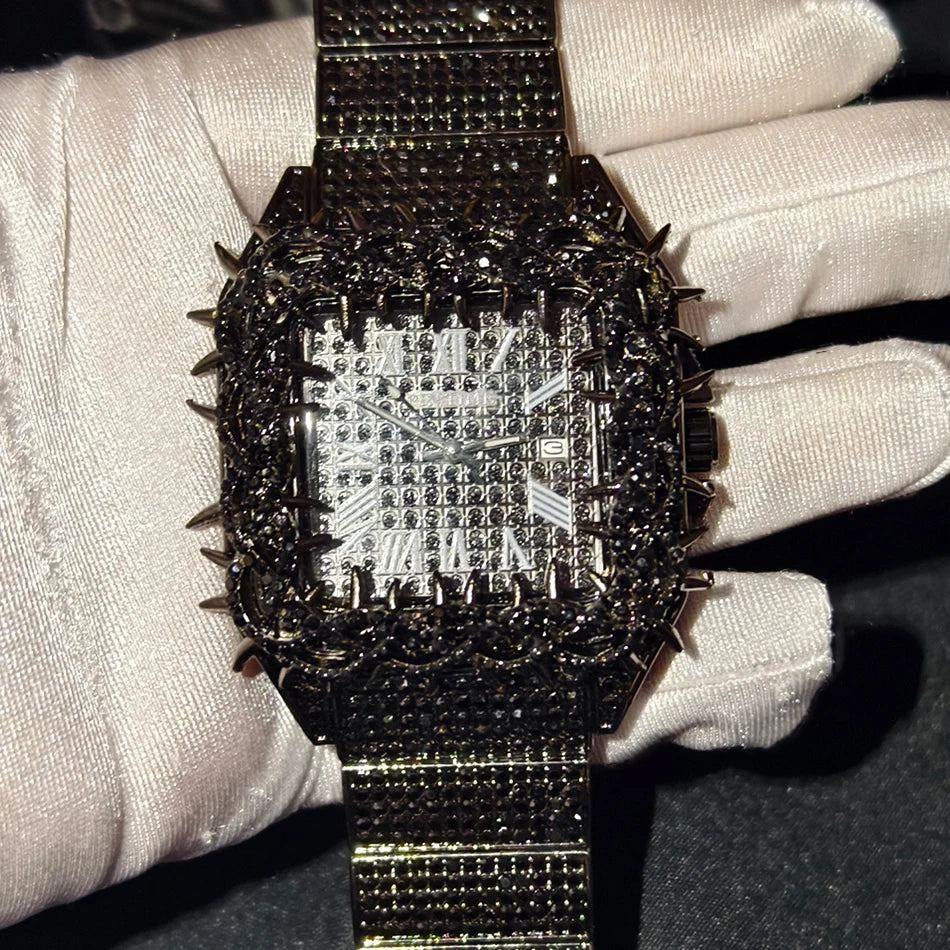 Shine — Emerald Stone Hip Hop Watch