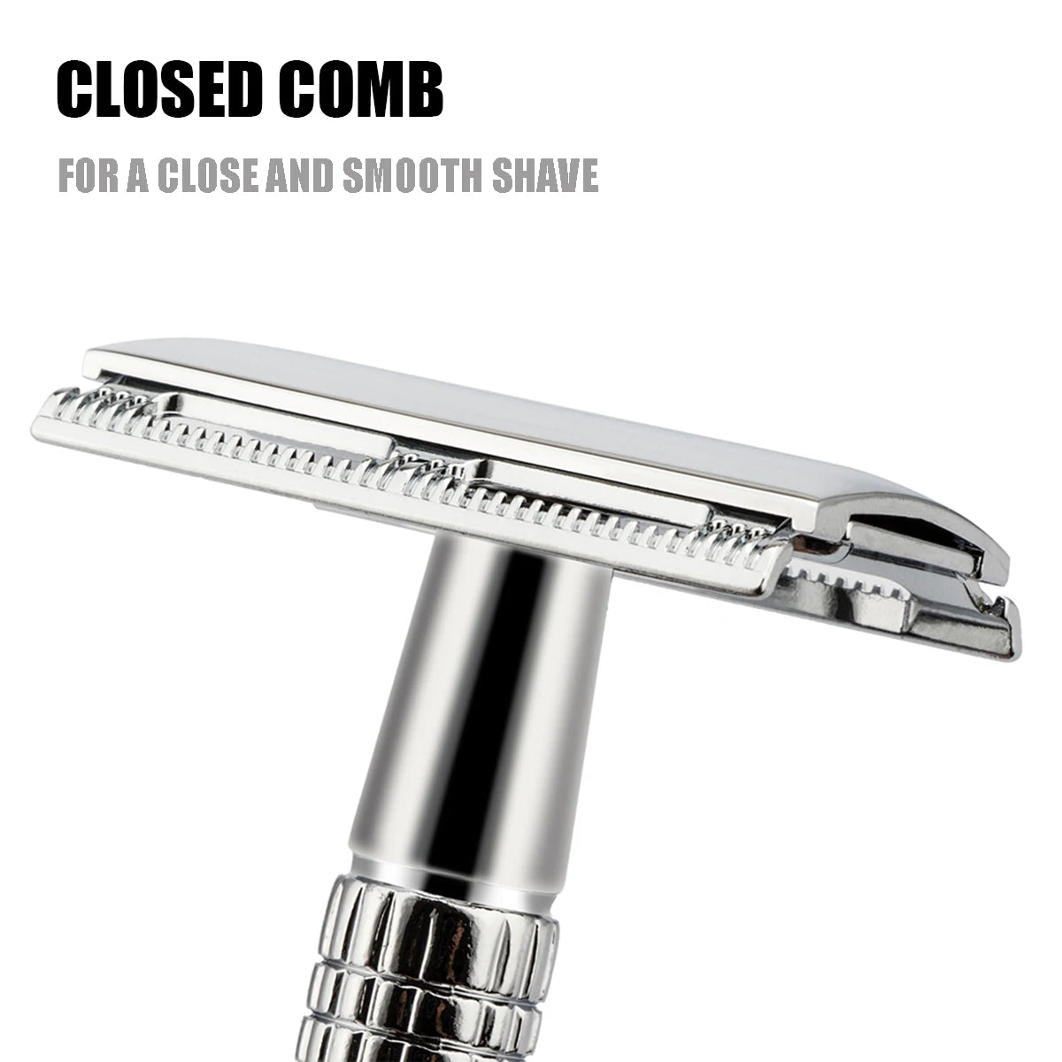 BAILI Classic Double Edge Safety Razor with 1 Platinum Blade for Men Women Beard Leg Hand Armpit Wet Shaving BR131T