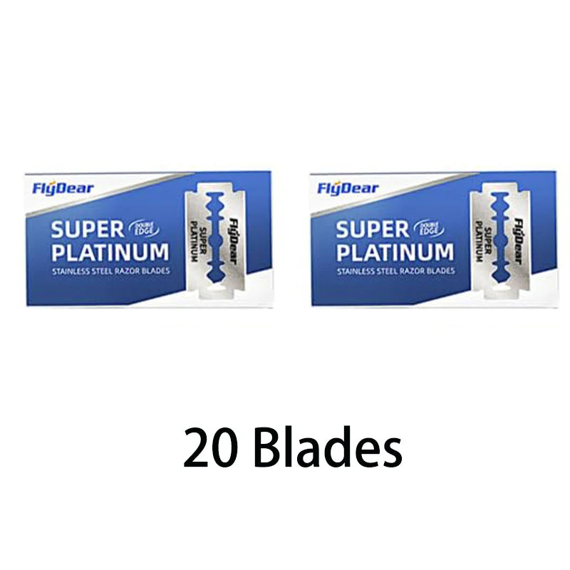 Professional stainless steel blades for safety razor.