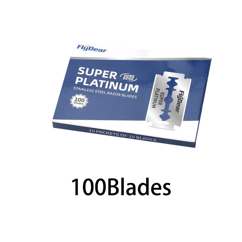 Professional stainless steel blades for safety razor.