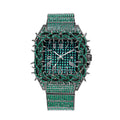 Shine — Emerald Stone Hip Hop Watch
