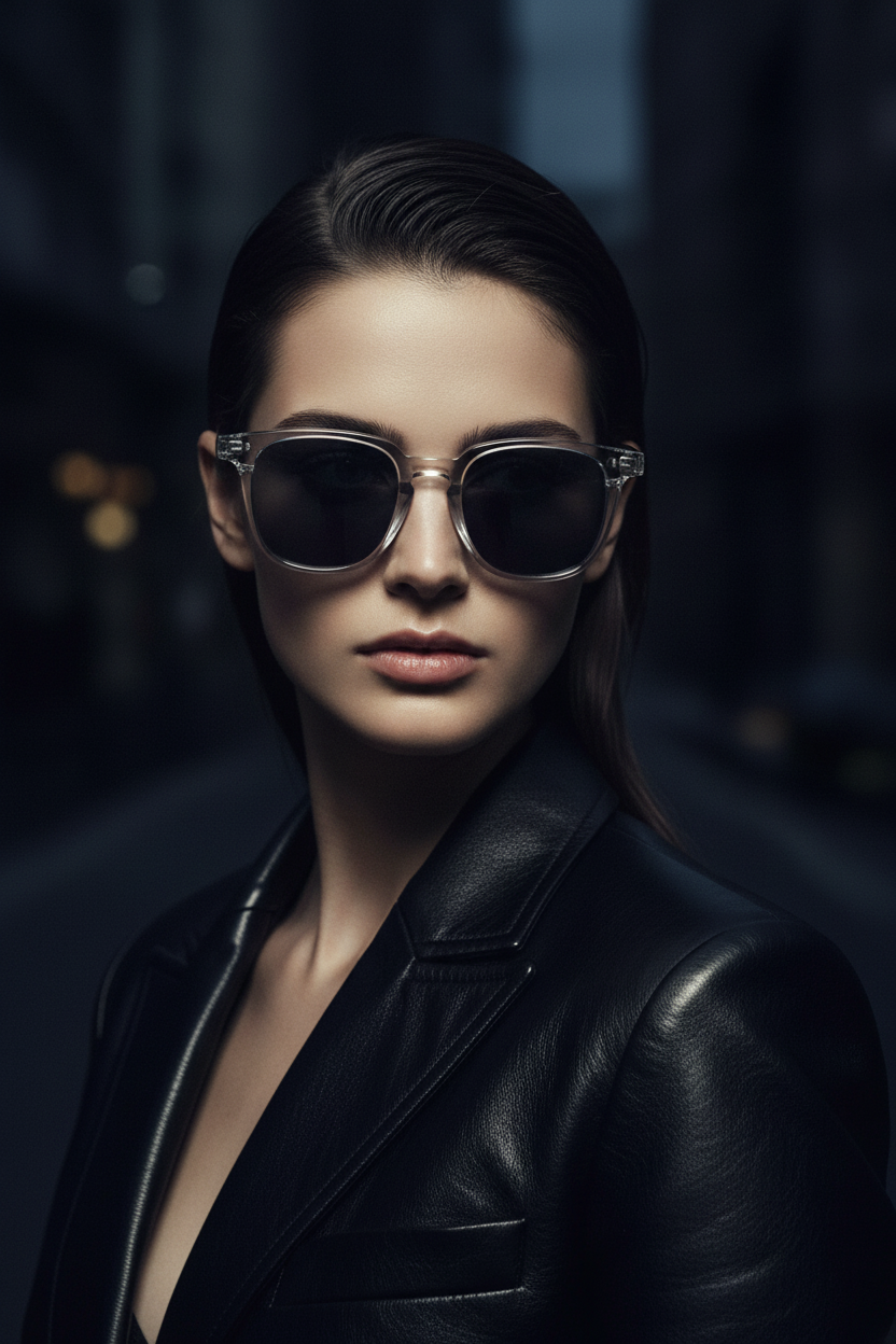 Vintage Square Model Shot